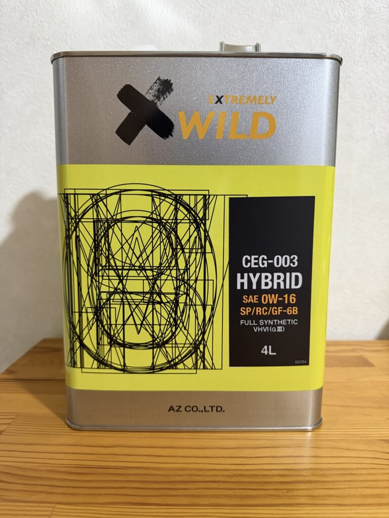 AZ 0W-16 SP CEG-003 ハイブリッド用 化学合成油 4L