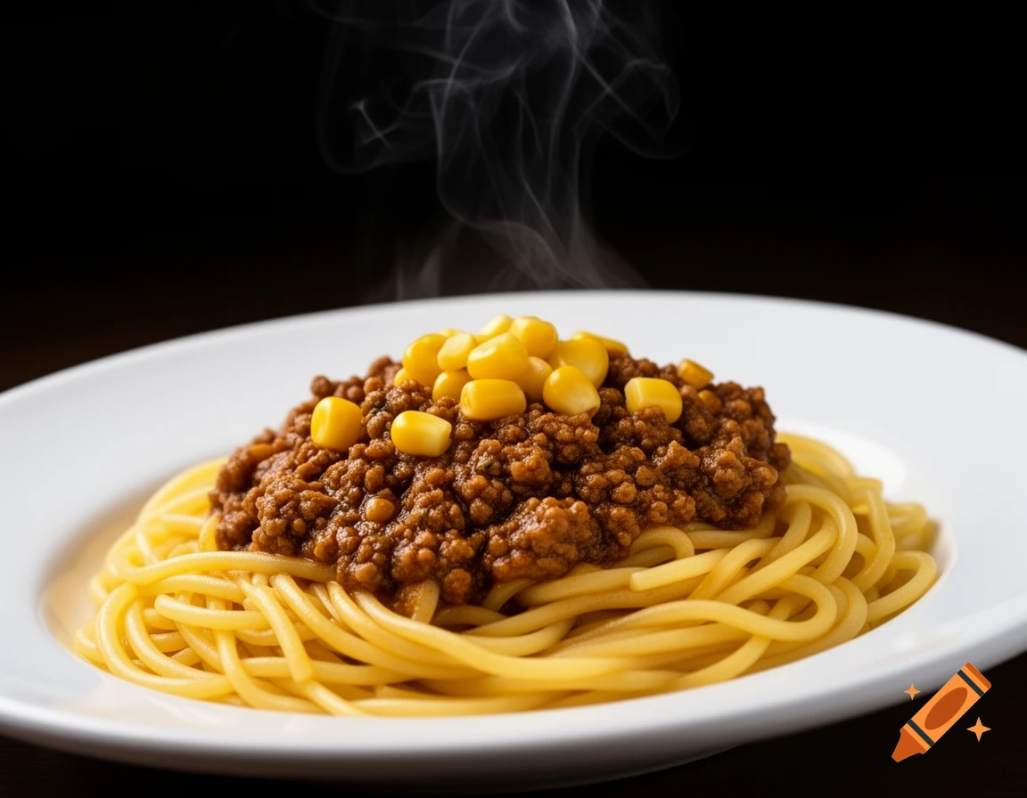 新潟のソウルフード「イタリアン」。太麺にコーン入りミートソースをかけた独自のB級グルメ