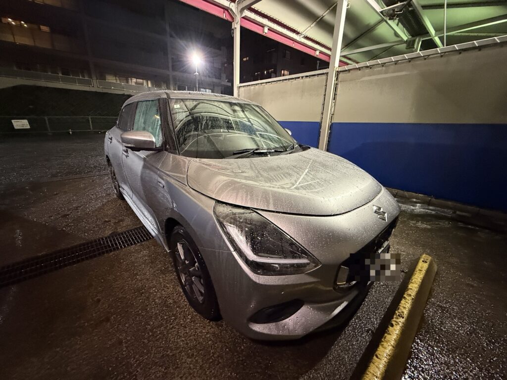 運営者の愛車スズキ スイフト(ナンバーは伏せています)